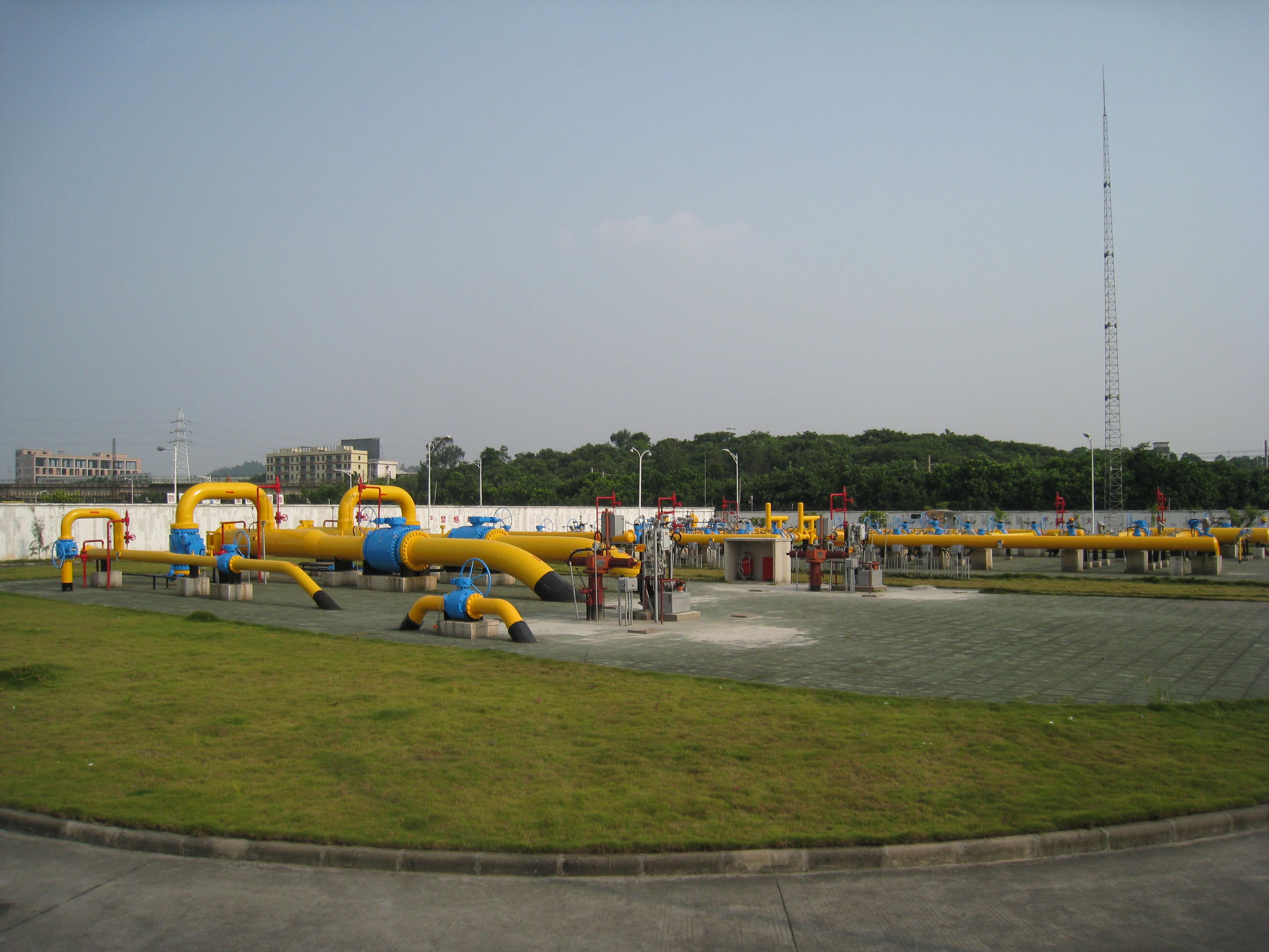 火村、廣園調(diào)壓站油漆防腐工程
